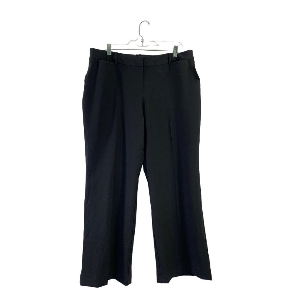 George Women's Curvy Fit Black Pants - Picture 1 of 7